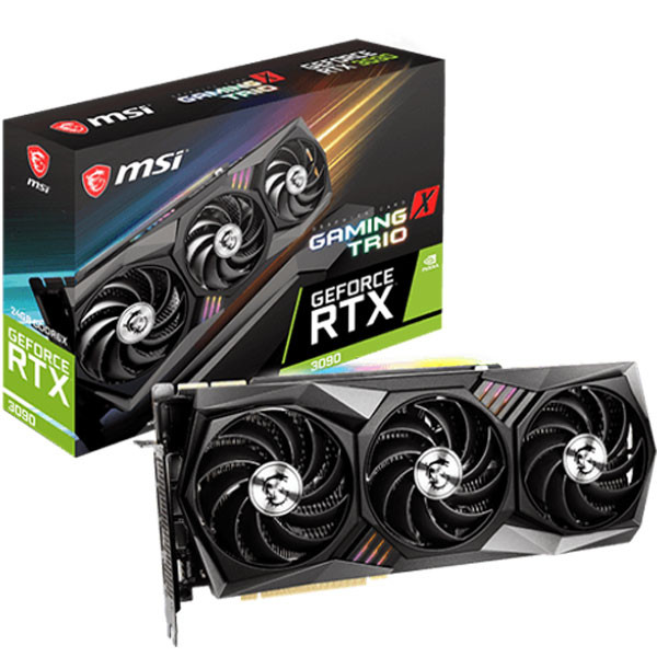 کارت گرافیک ام اس آی مدل MSI GeForce RTX™ 3090 GAMING X TRIO 24G