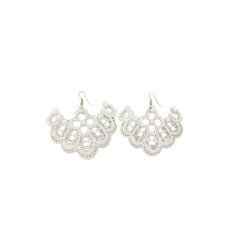 گوشواره دخترانه مدل گیپور کد m128