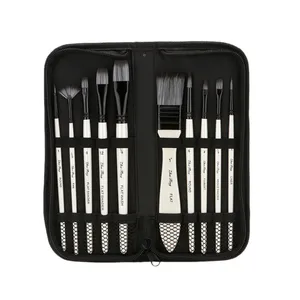 ست قلمو ژوتینگ مدل کیف دار کد G-400 مجموعه 10 عددی