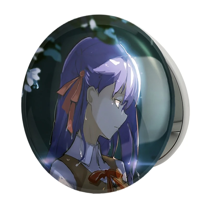 آینه جیبی خندالو طرح ساکورا انیمه فیت استی نایت Fate Stay Night مدل تاشو کد 22774 