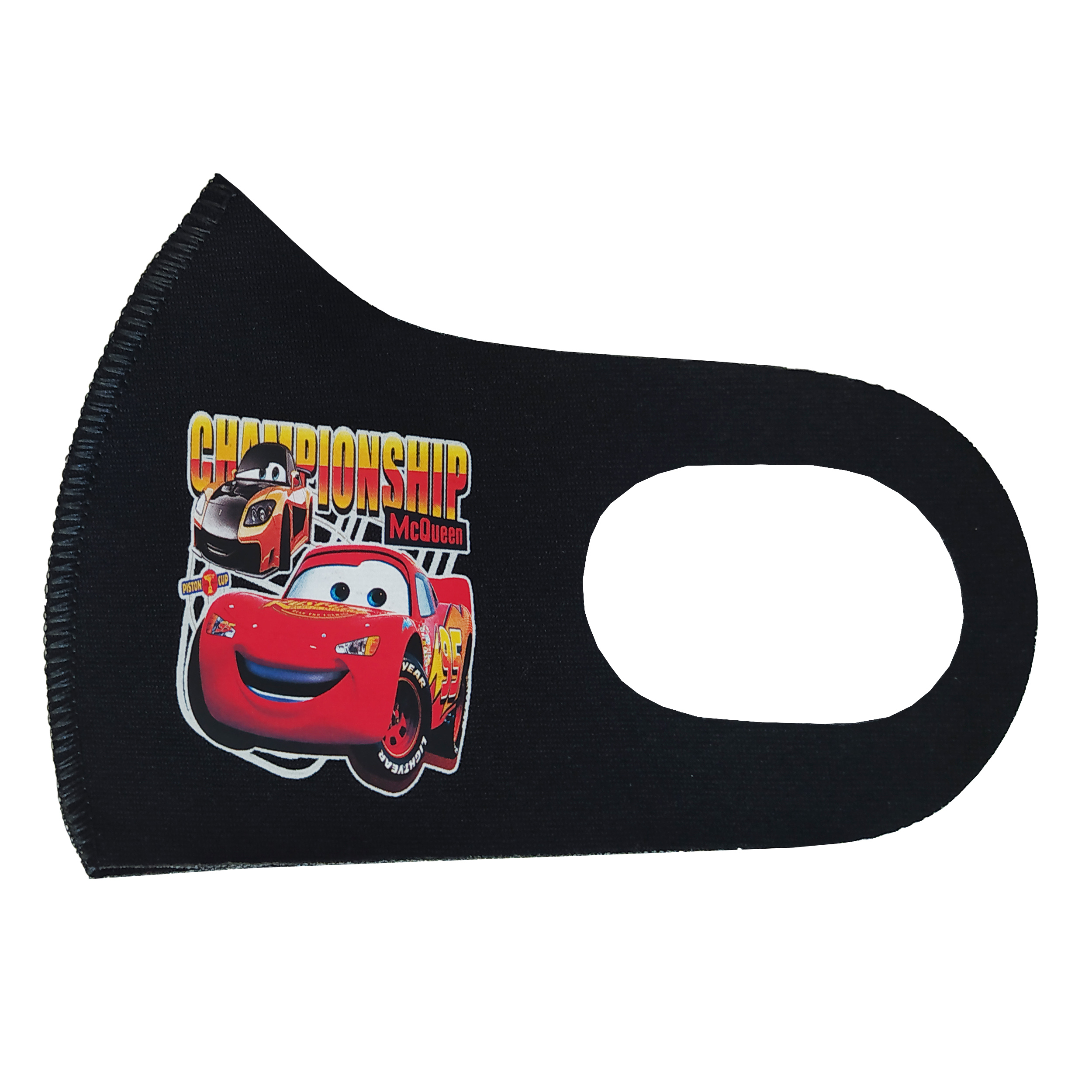 ماسک تزیینی بچگانه طرح ماشین مک کوئین کد 30641 رنگ مشکی