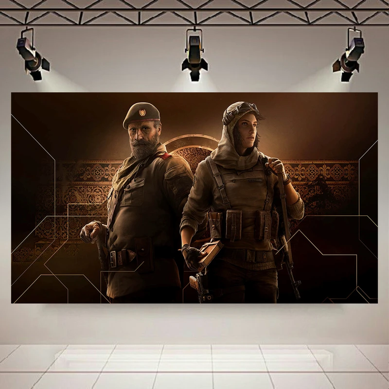 تابلو بوم طرح Game مدل Rainbow six siege (Kaid & Nomad) کد AR10000