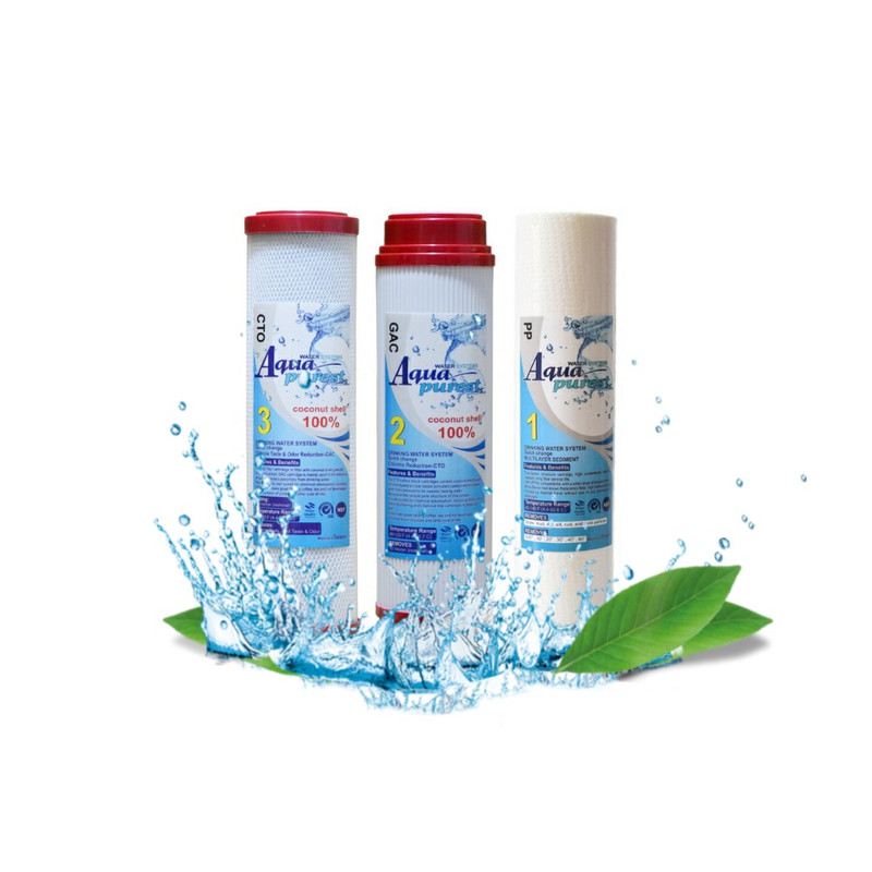 فیلتر دستگاه تصفیه آب آکوا پیورست مدل RO- NEW RED 07 مجموعه 7 عددی