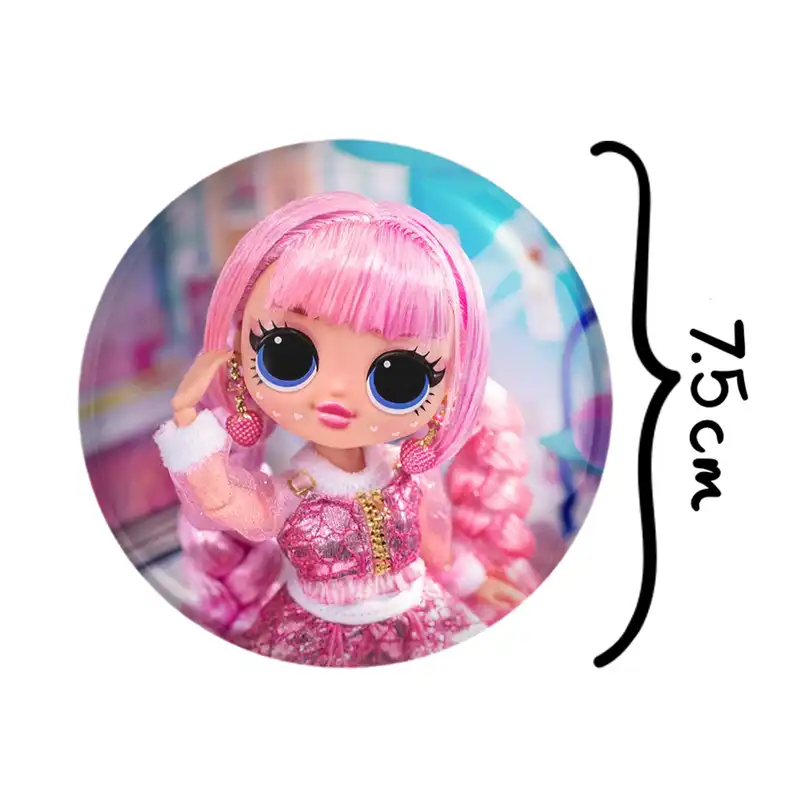 آینه جیبی خندالو طرح عروسک ال او ال LOL مدل تاشو کد 27883