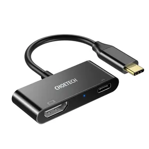 مبدل USB-C به HDMI /USB-C چویتک مدل HUB-M03
