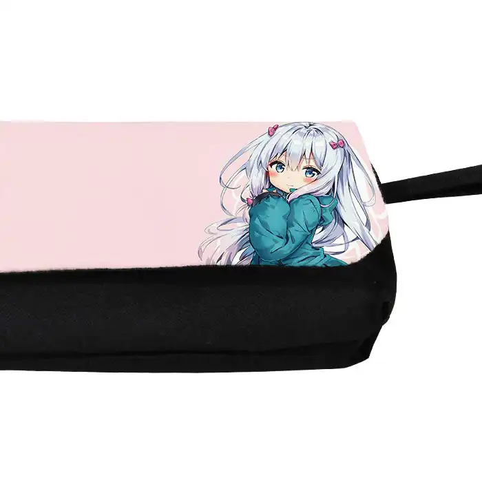 جامدادی طرح دختر انیمه ای مدل دو زیپ کد 55