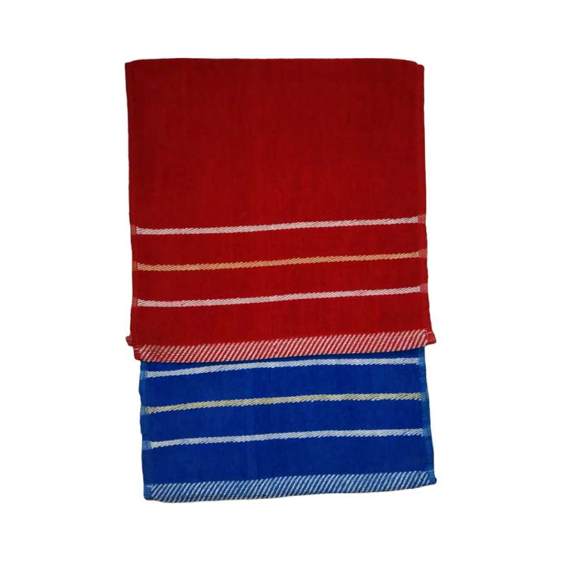 حوله دستی کد D114 سایز 35×70 سانتی متر مجموعه 2 عددی