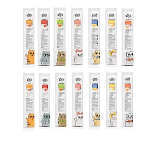 بستنی گربه کاکو مدل ترکیبی طعم مرغ و گوشت وزن ۲۰ گرم بسته ۱۴ عددی