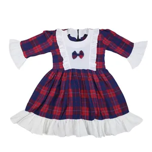 پیراهن دخترانه مدل چهارخونه