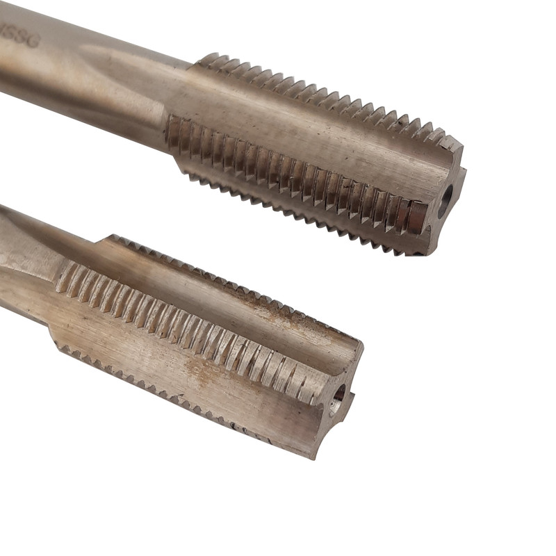 قلاویز دستی استیکو مدل G1/8-28 HSSG سایز 1/8 اینچ مجموعه 2 عددی
