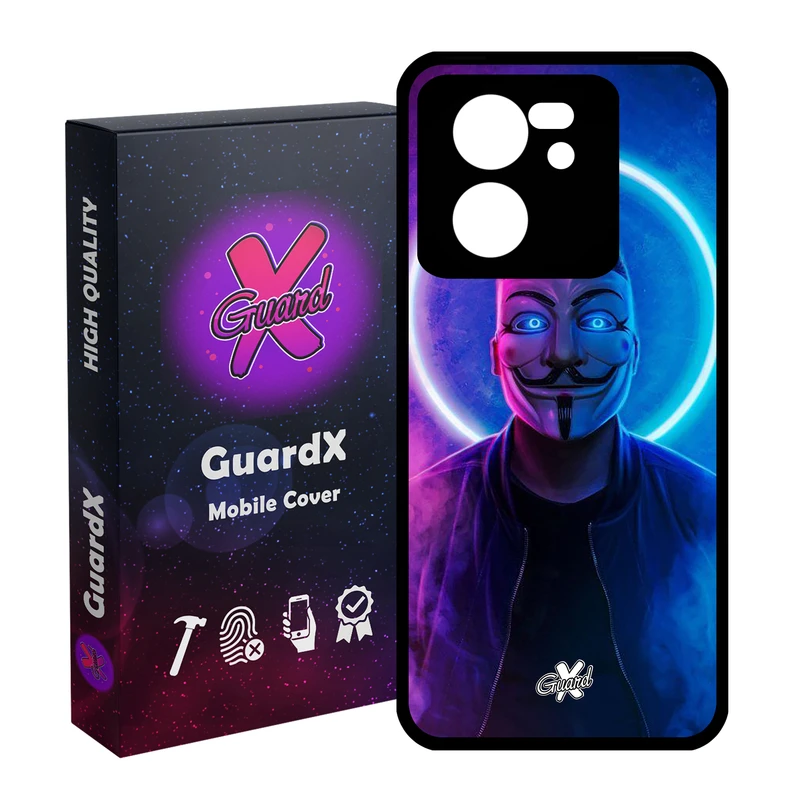 کاور گارد ایکس طرح Anonymous مدل Glass10043 مناسب برای گوشی موبایل شیائومی 13T/13T Pro/Redmi K60 Ultra