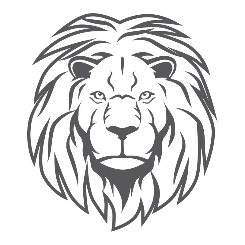 استیکر لپ تاپ گراسیپا طرح شیر کد05