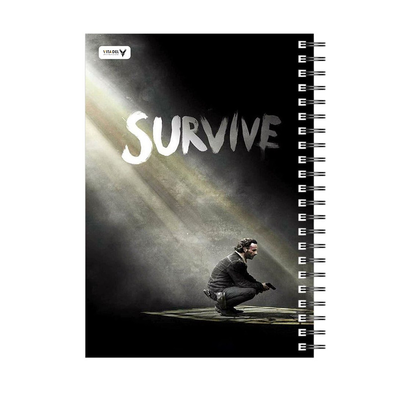 دفتر 120 برگ ویتادل طرح واکینگ دد مدل 4