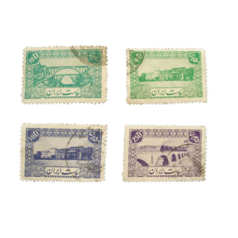 تمبر یادگاری مدل پستی دوم کد IR1471 مجموعه 4 عددی
