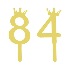 تاپر کیک هانستو مدل عدد 84 کد TPN84 مجموعه 2 عددی