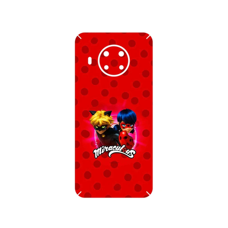 برچسب پوششی ماهوت مدل Ladybug and Cat Noir مناسب برای گوشی موبایل نوکیا X20