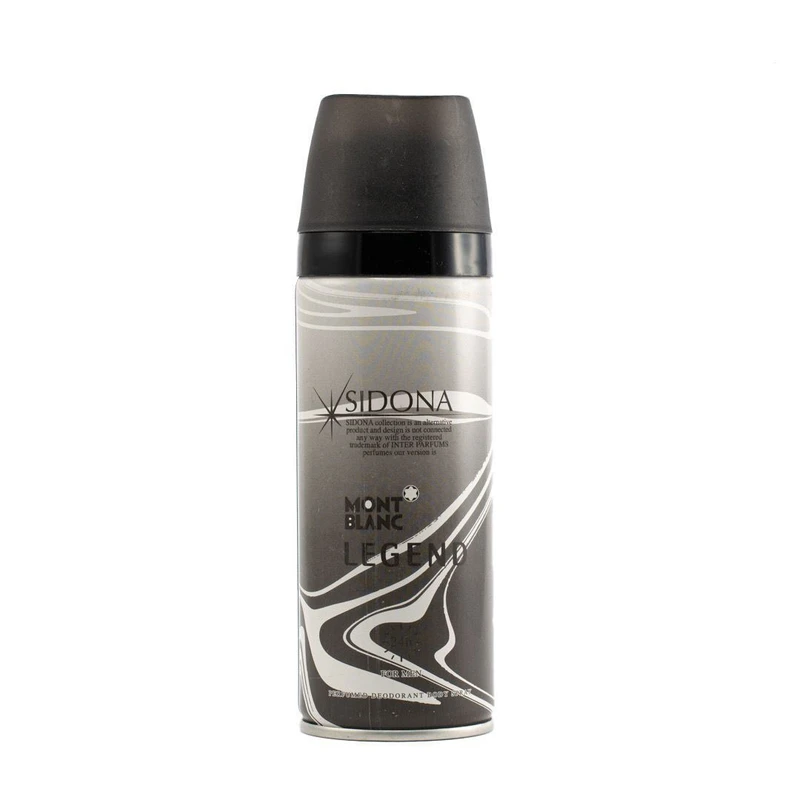 اسپری خوشبو کننده بدن مردانه سیدونا مدل Mont Blanc Legend حجم 200 میلی لیتر