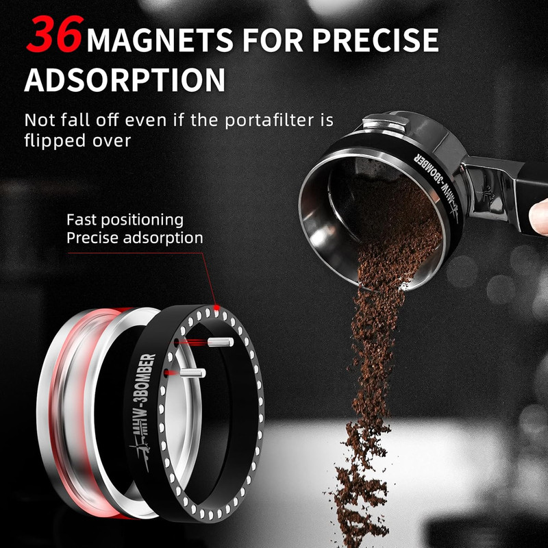 فانل اسپرسوساز ام اچ دبلیو تری بمبر مدل YU Series Magnetic Dosing Ring