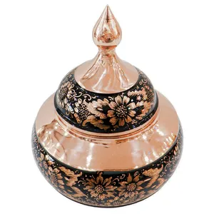 قندان مسی مدل الماس تراش کد 20p15half