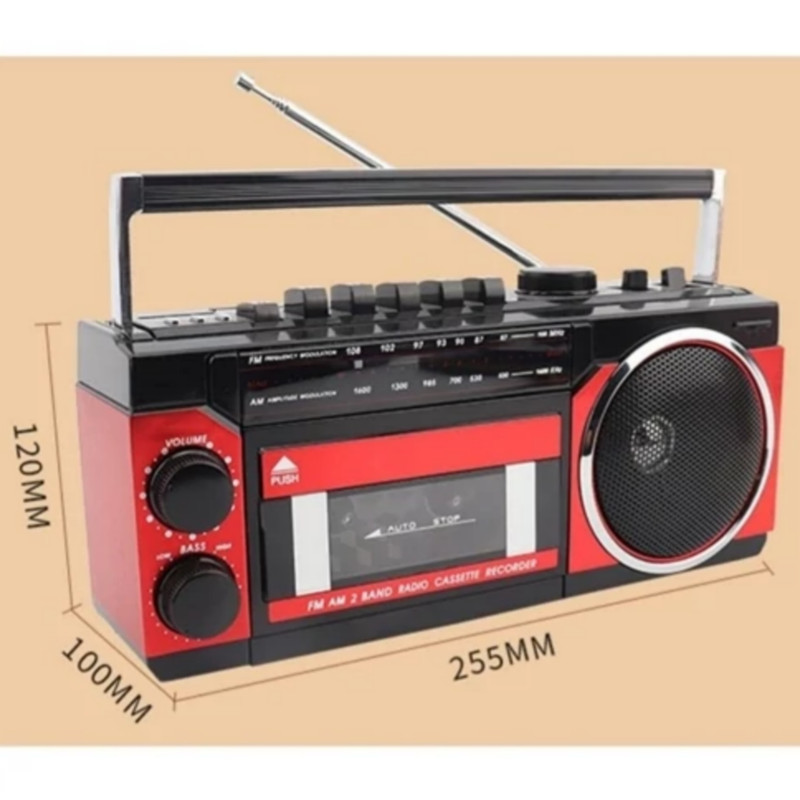 رادیو FM، AM، SW مدل رادیو کاست خور پوکسینگ مدل px-250Bt دارای پورت USB