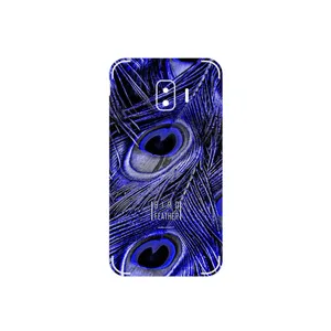MAHOOT Purple Feather Cover Sticker for Samsung Galaxy J2 Core