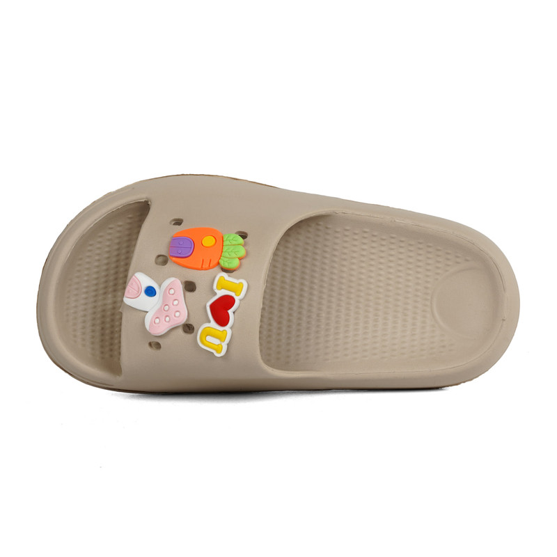 دمپایی زنانه نیکتا مدل LOVE-93 رنگ کرم