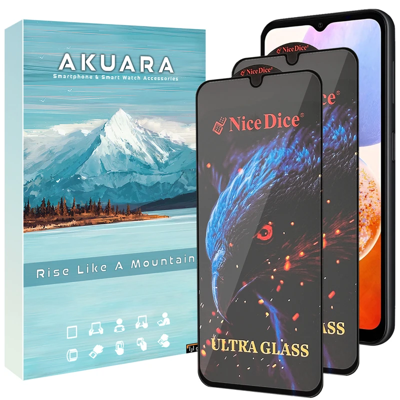 محافظ صفحه نمایش آکوآرا مدل Full Nice مناسب برای گوشی موبایل سامسونگ Galaxy A13 5G / A23 / A23 5G / A32 5G مجموعه دو عددی