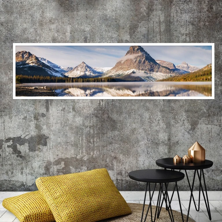 تابلو بکلیت طرح منظره کوهستان مدل کشیده W-7598