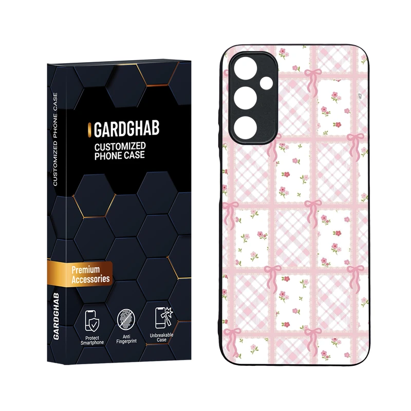 کاور گارد قاب مدل دورژله ای پشت گلس دخترانه مناسب برای گوشی موبایل سامسونگ Galaxy A05s