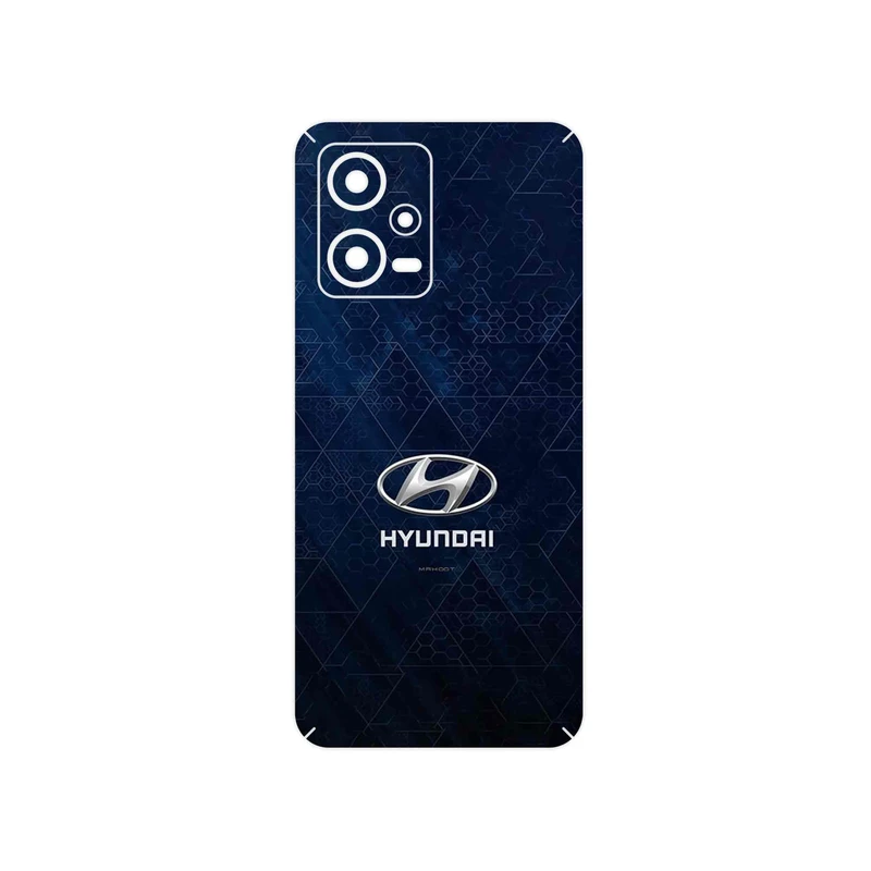 برچسب پوششی ماهوت مدل Hyundai_Logo مناسب برای گوشی موبایل شیائومی Redmi Note 12 5G