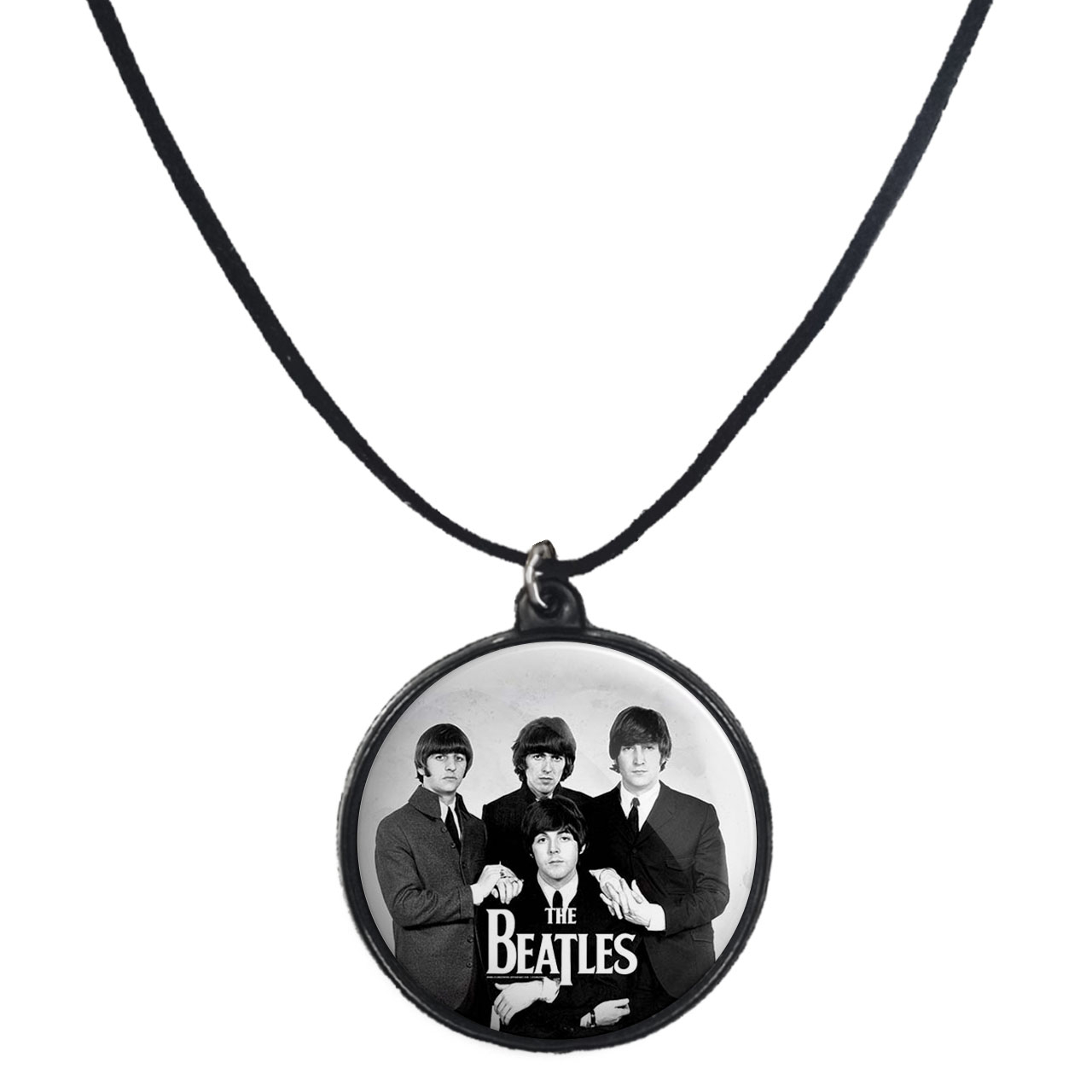 گردنبند پرمانه طرح بیتلز کد pmb.1462مدل دو طرفه