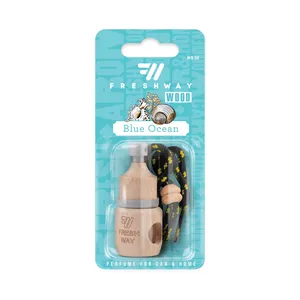 خوشبوکننده خودرو فرش وی مدل چوبی Normal کد 1WB با رایحه Ocean حجم 5 میلی‌لیتر