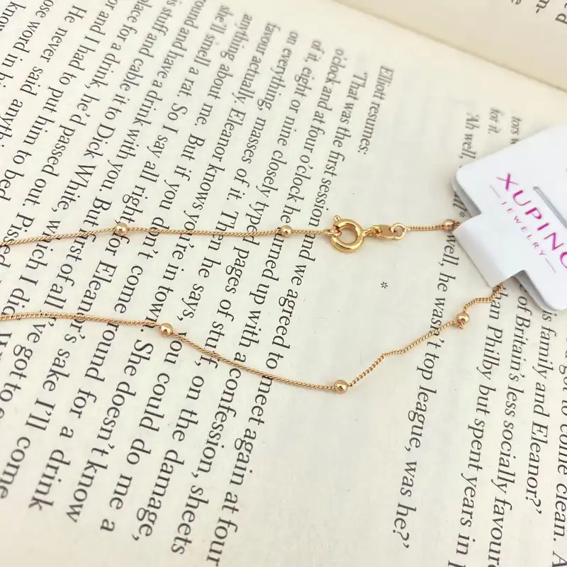 گردنبند زنانه ژوپینگ مدل  توپی گوی کد N4291