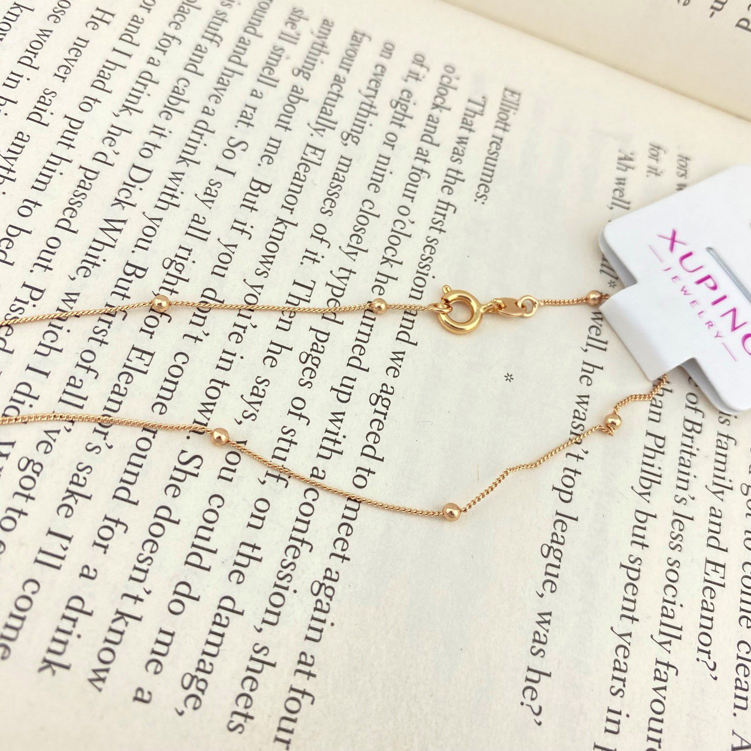 گردنبند زنانه ژوپینگ مدل  توپی گوی کد N4291 -  - 3