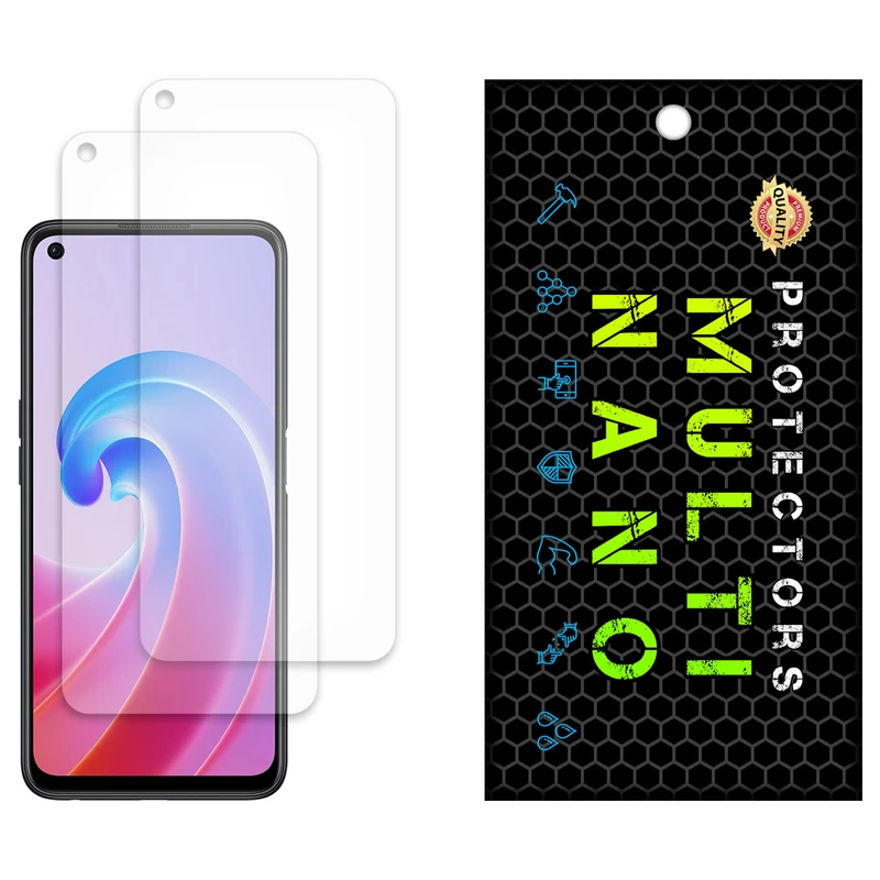 محافظ صفحه نمایش مات مولتی نانو مدل X-S2M مناسب برای گوشی موبایل اوپو A96 بسته دو عددی