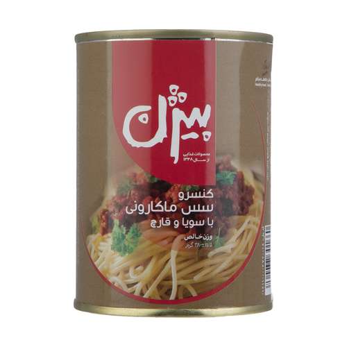 کنسرو سس ماکارونی بیژن - 380 گرم 