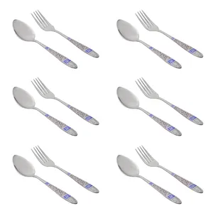 ست قاشق و چنگال 12 پارچه مدل Joint-52