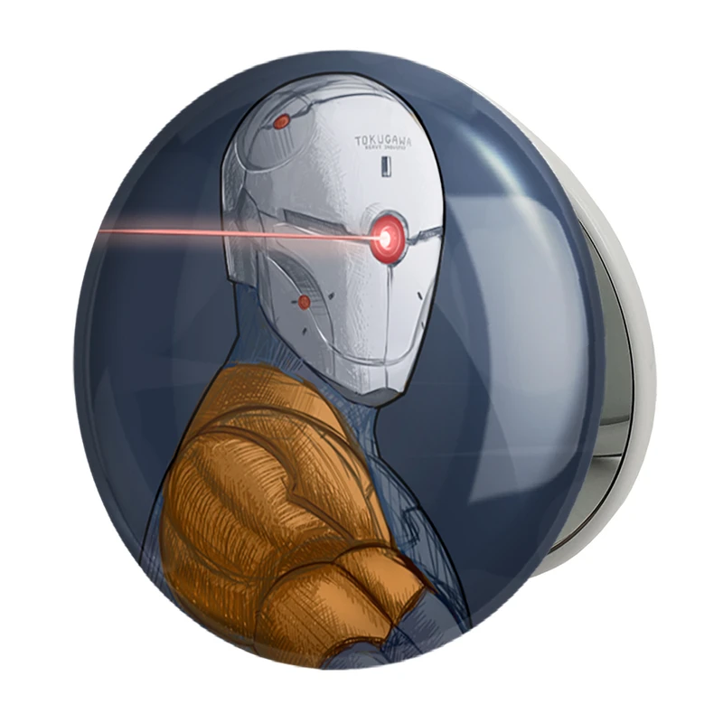 آینه جیبی خندالو طرح بازی متال گیر (Metal Gear) مدل تاشو کد 33177