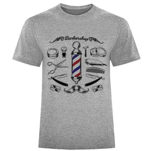 تیشرت آستین کوتاه مردانه مدل لوازم ارایشگری A27