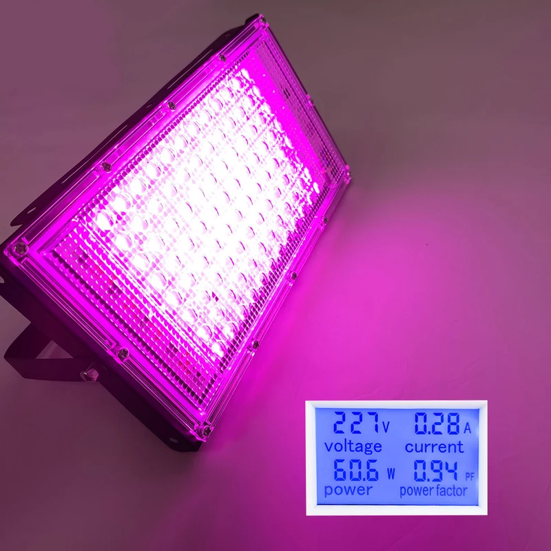 عکس شماره 5 : چراغ ال ای دی رشد گیاه مدل 100w فول اسپکتروم ip66 کد 703
