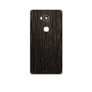 MAHOOT Dark-Gold-Stripes-Wood Cover Sticker for Honor 5X