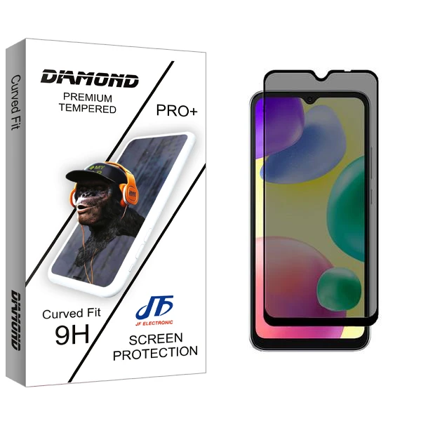 محافظ صفحه نمایش حریم شخصی جی اف مدل Diamond مناسب برای گوشی موبایل شیائومی Redmi 10A