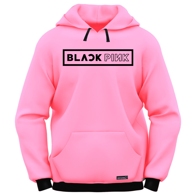 هودی مردانه 27 مدل Black Pink Stroke کد MH573