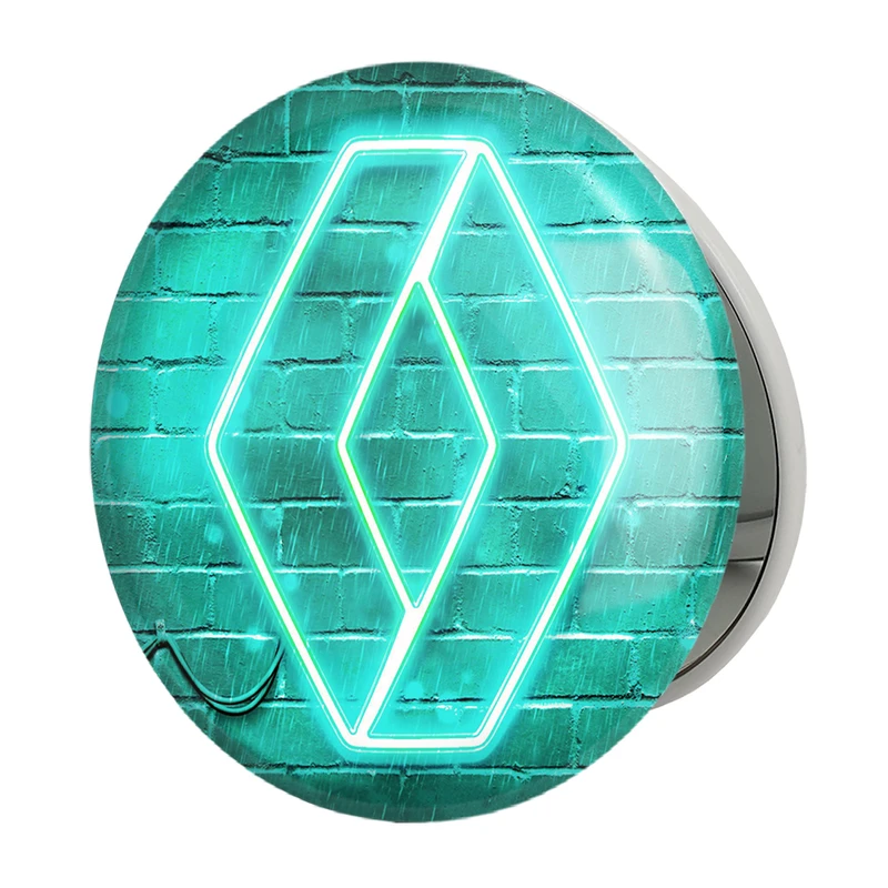 آینه جیبی خندالو طرح رنو Renault مدل تاشو کد 23417 