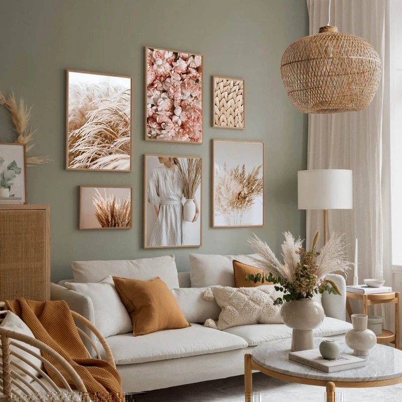 تابلو آتریسا طرح مدرن مدل AT00552 مجموعه 6 عددی