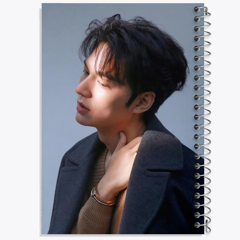 دفتر ژورنال نویسی 50 برگ خندالو مدل نقطه ای طرح لی مین هو Lee min ho کد 20861