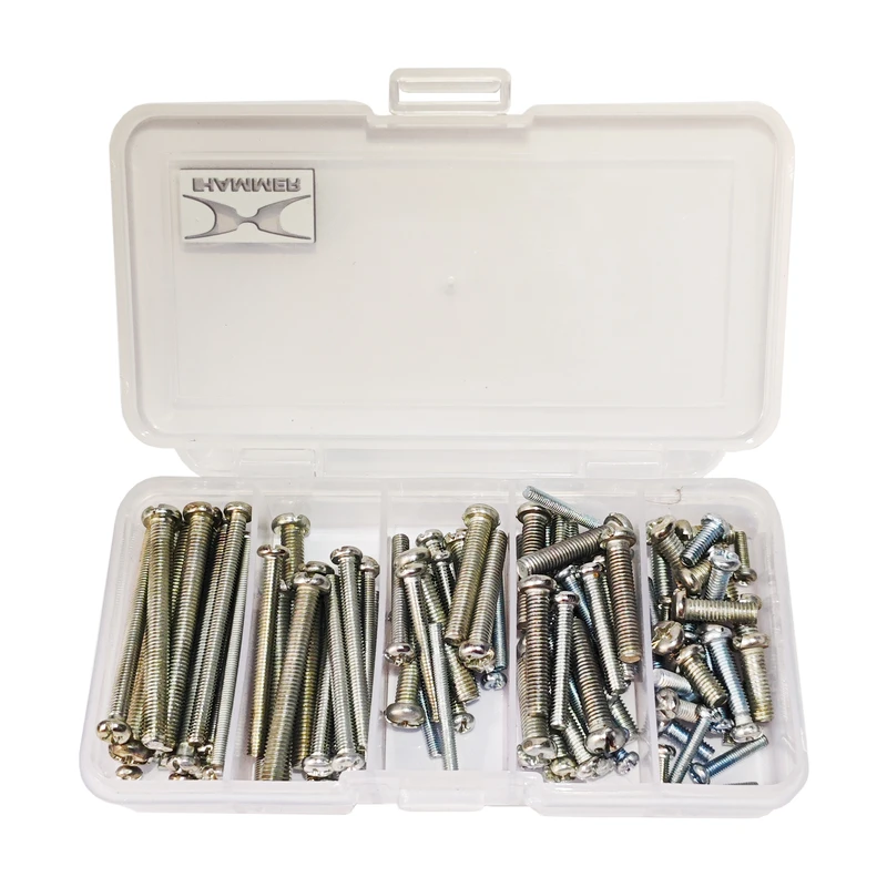 پیچ استوانه هامر مدل M3-M4-M5 R بسته 110 عددی