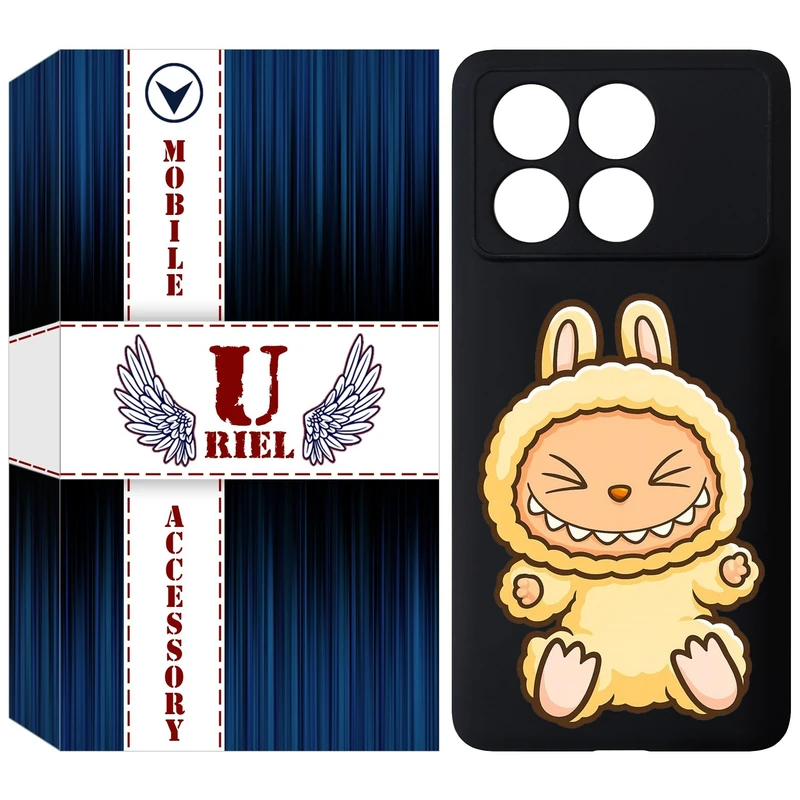 کاور یوریل مدل KSH کد 135 طرح عروسک لبوبو مناسب برای گوشی موبایل شیائومی Poco X6 Pro