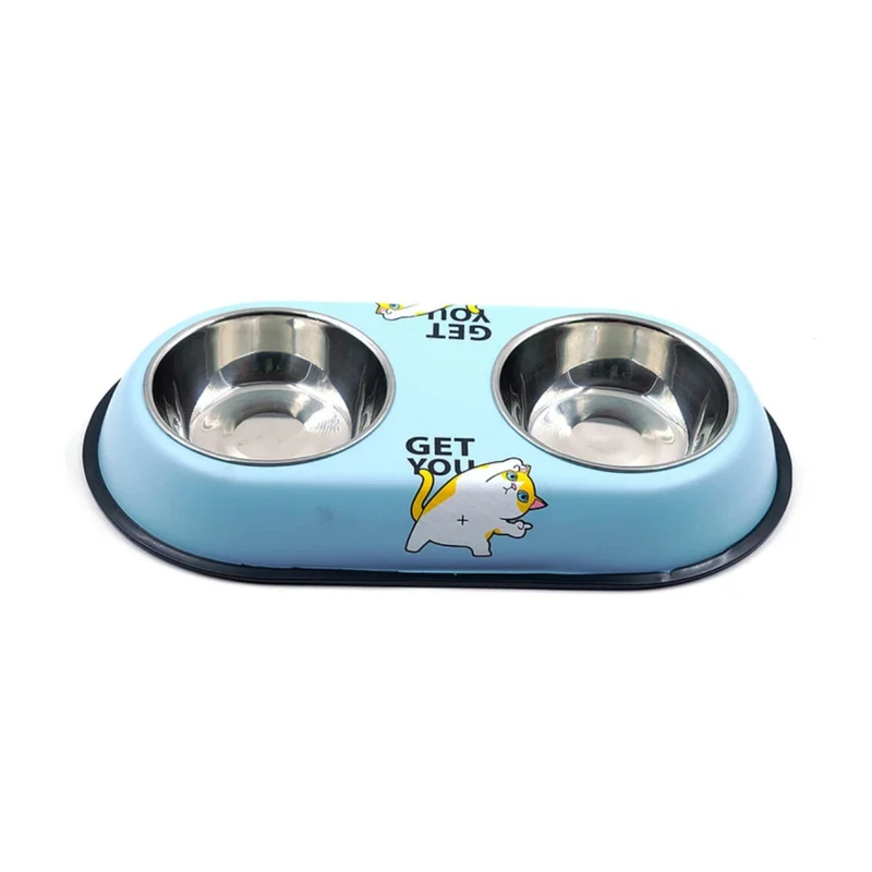 ظرف آب و غذا سگ و گربه مدل دوقلو 300