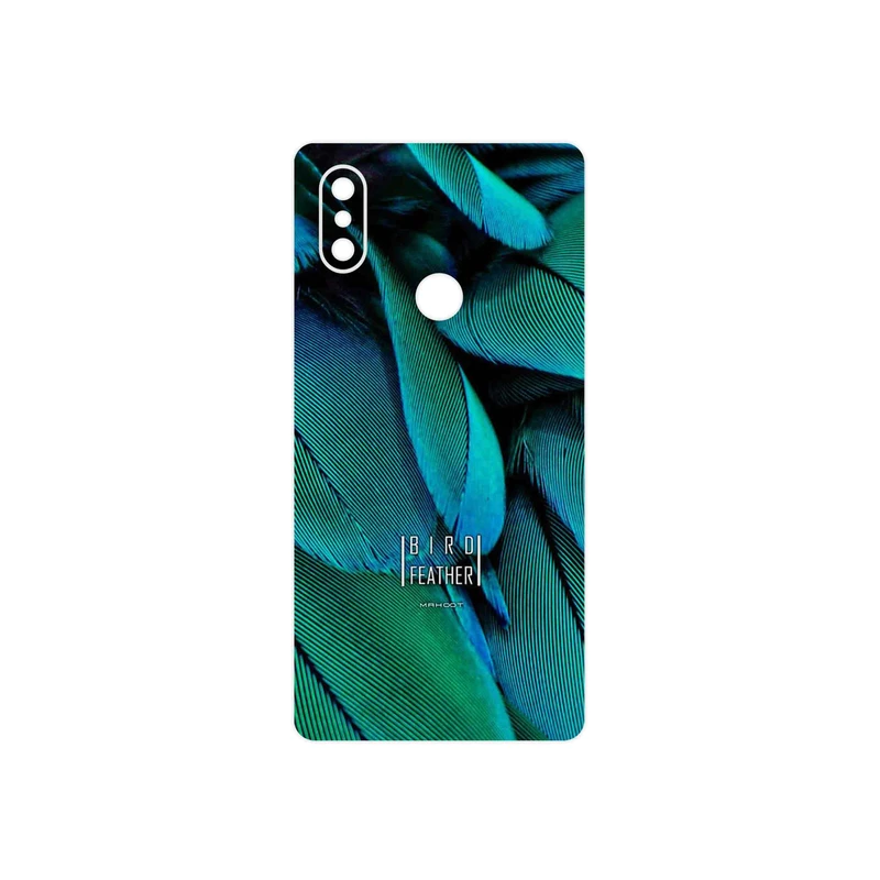 برچسب پوششی ماهوت مدل Green Feather مناسب برای گوشی موبایل شیائومی Mi 8 SE